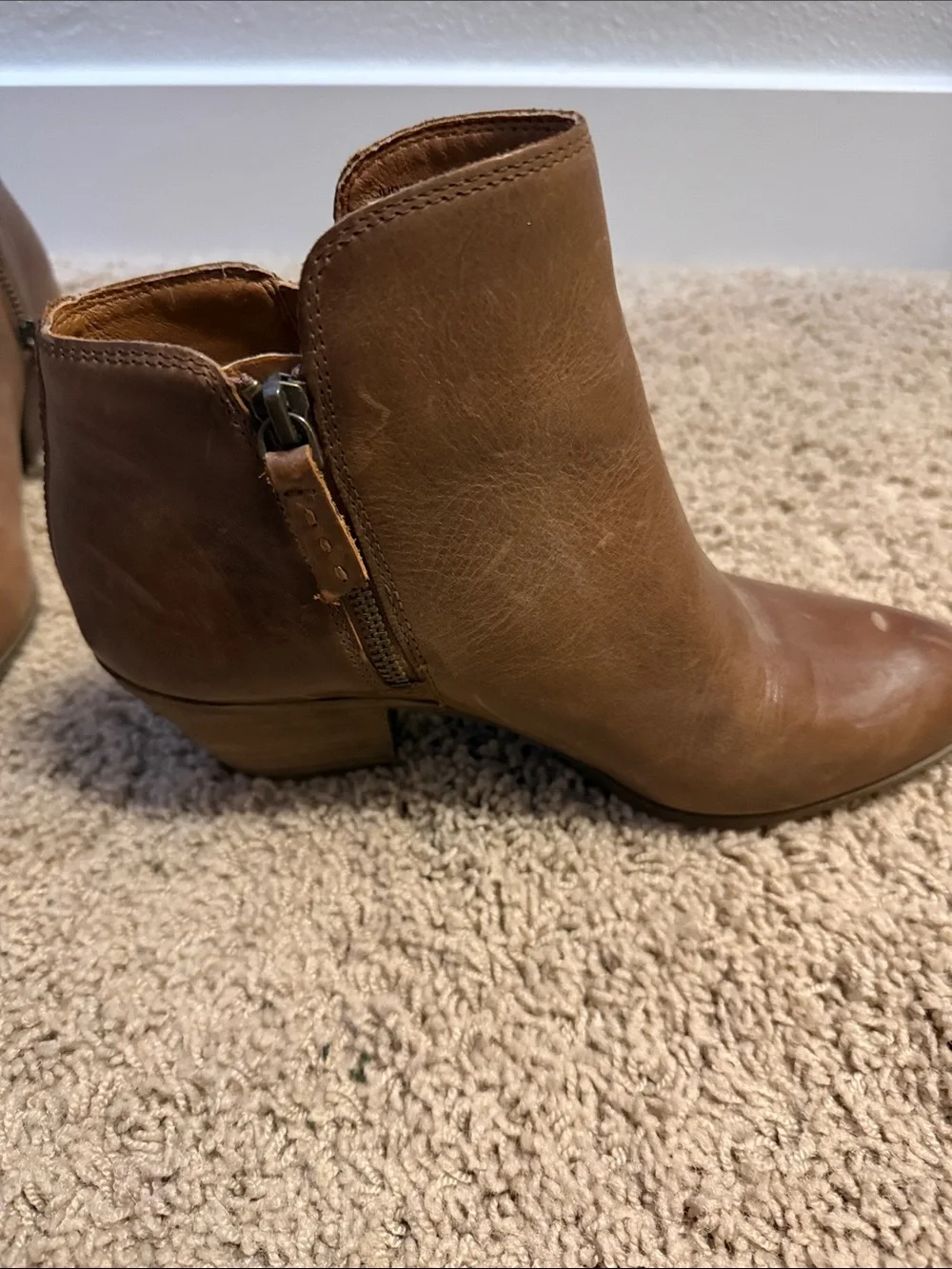 Frye Women's Brown Leather Ankle Boots